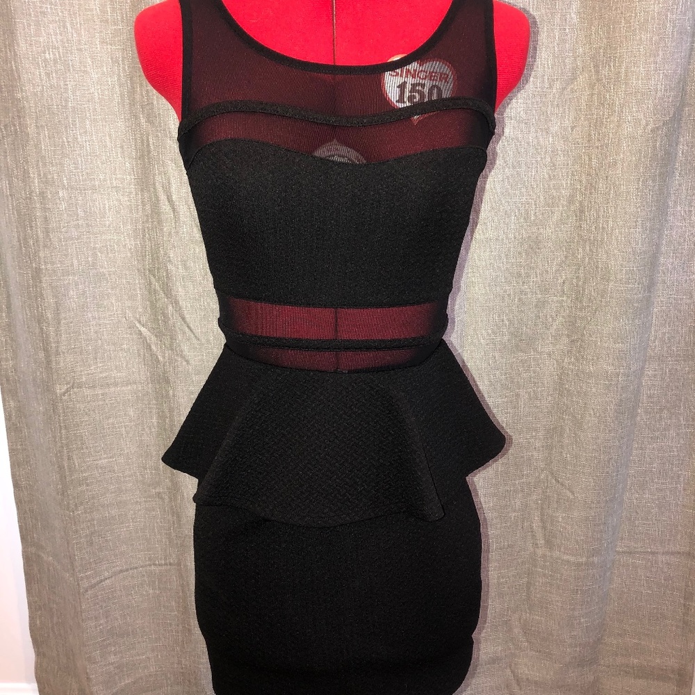 Mini Black Bodycon Dress